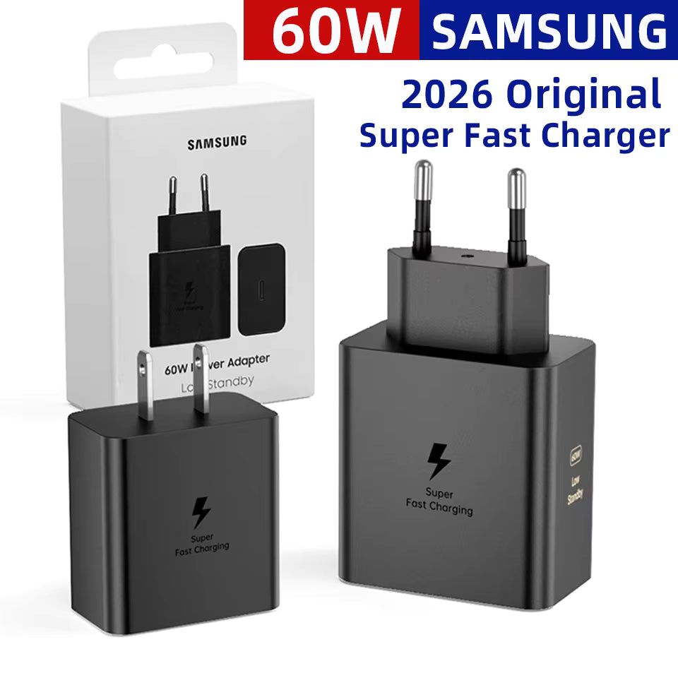 Nylon Tech Samsung 60W Fast Charger USB-C Adapter